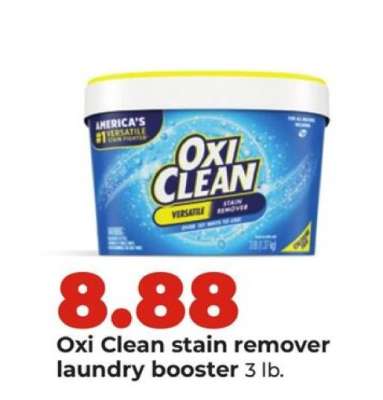 Oxi Clean stain remover laundry booster