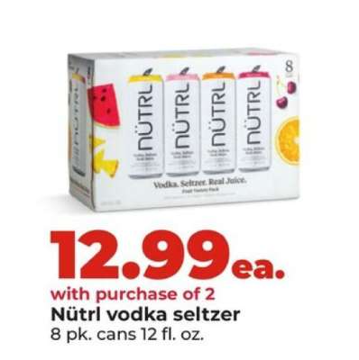NÜTRL vodka seltzer