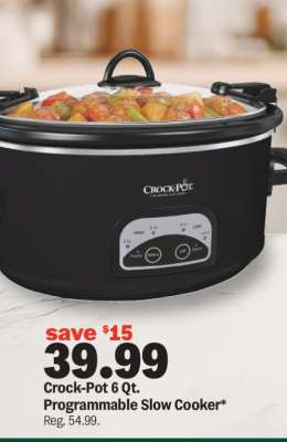 Crock-Pot 6 Qt. Programmable Slow Cooker