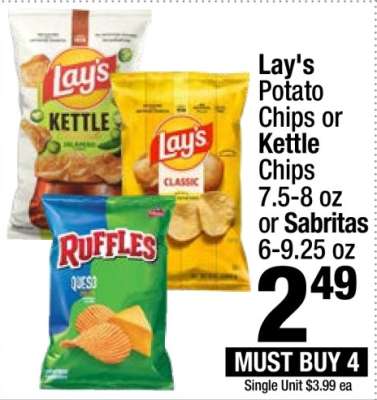 Lay's Potato Chips or Kettle Chips