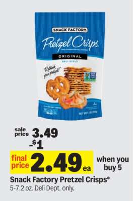 Snack Factory Pretzel Crisps