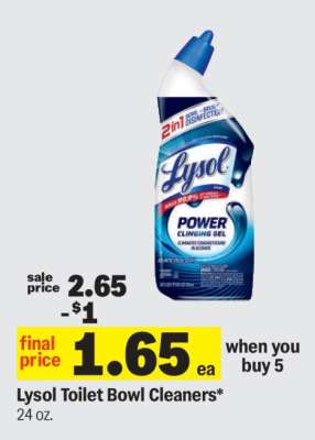 Lysol Toilet Bowl Cleaners
