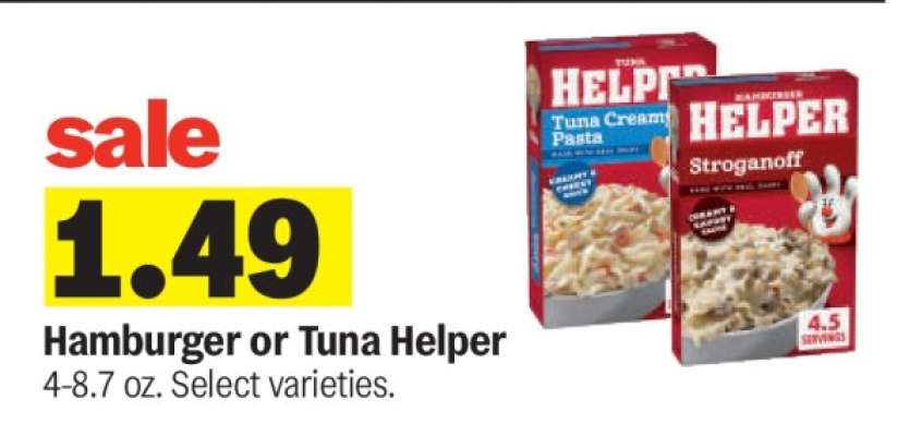 Hamburger or Tuna Helper
