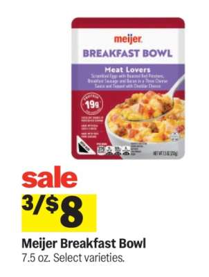 Meijer Breakfast Bowl