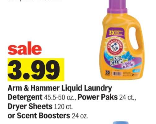 Arm & Hammer Laundry Products