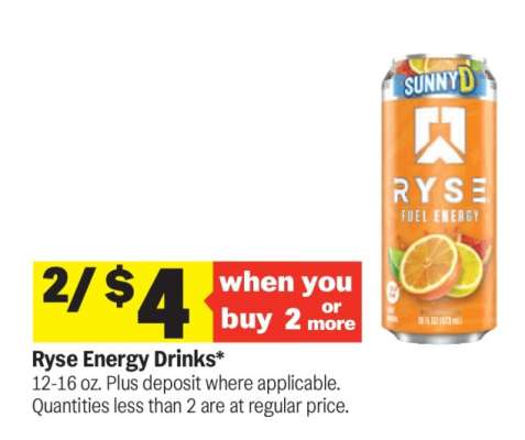 Ryse Energy Drinks