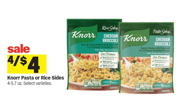 Knorr Pasta or Rice Sides