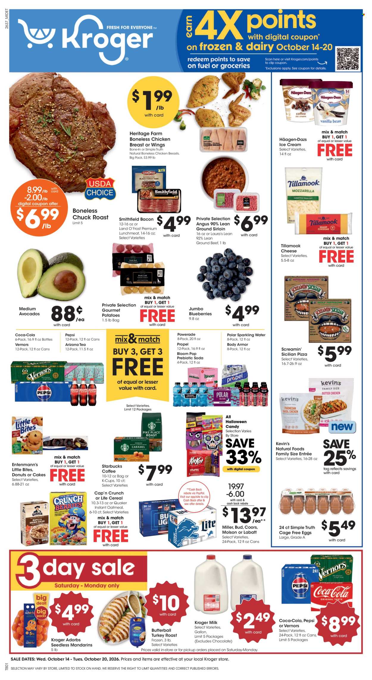 Kroger ad  - 10.14.2026 - 10.20.2026. Page 1