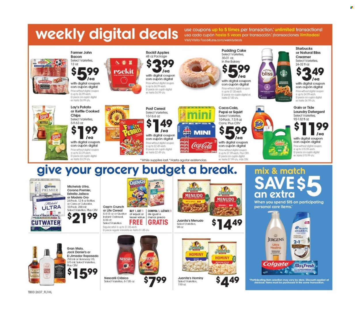 Food 4 Less ad  - 10.14.2026 - 10.20.2026. Page 3