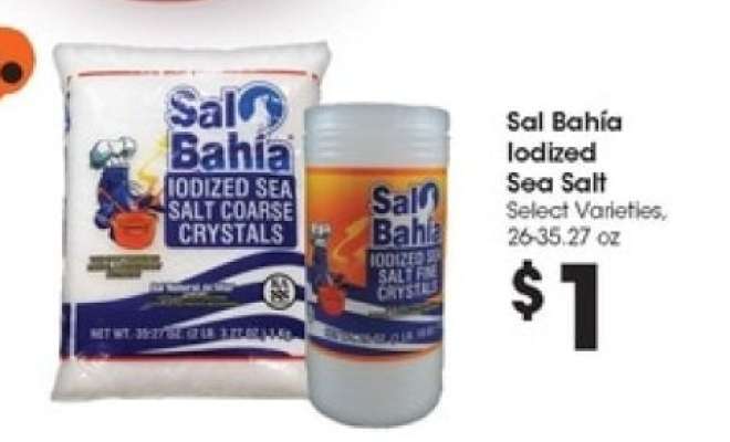 Sal Bahia Iodized Sea Salt
