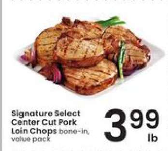 Signature Select Center Cut Pork Loin Chops