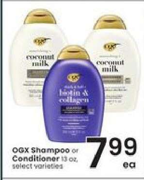 OGX SHAMPOO OR CONDITIONER