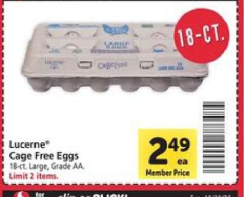 Lucerne Cage Free Eggs