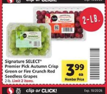Signature SELECT Premier Pick Grapes