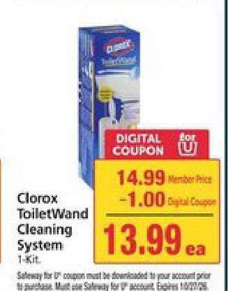 Clorox ToiletWand Cleaning System