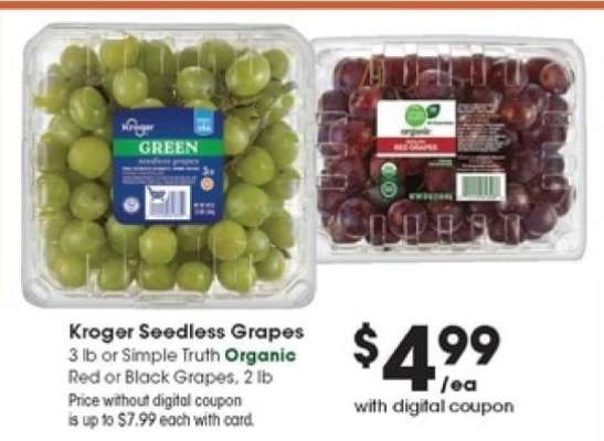 Kroger Seedless Grapes