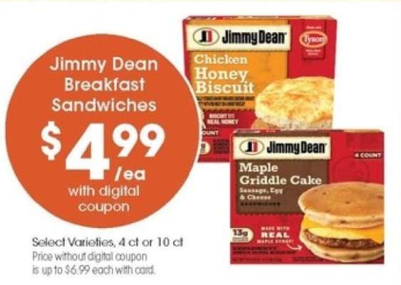 Jimmy Dean Breakfast Sandwiches