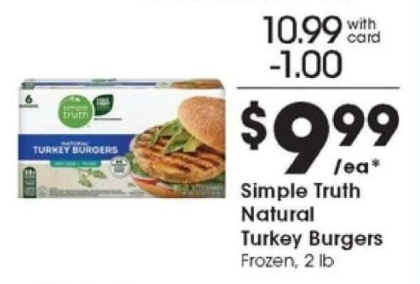 Simple Truth Natural Turkey Burgers