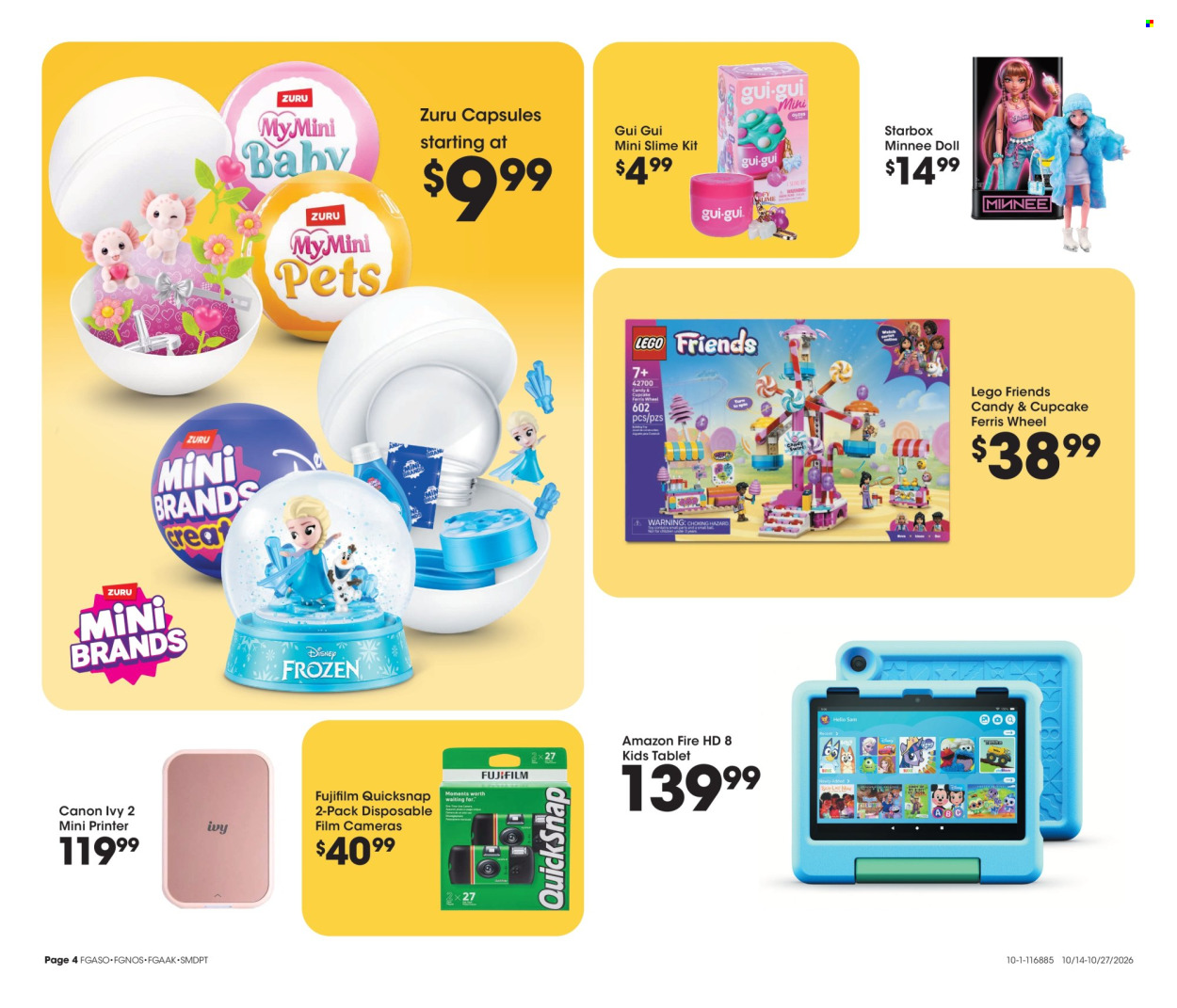 Fred Meyer ad  - 10.14.2026 - 10.27.2026. Page 4