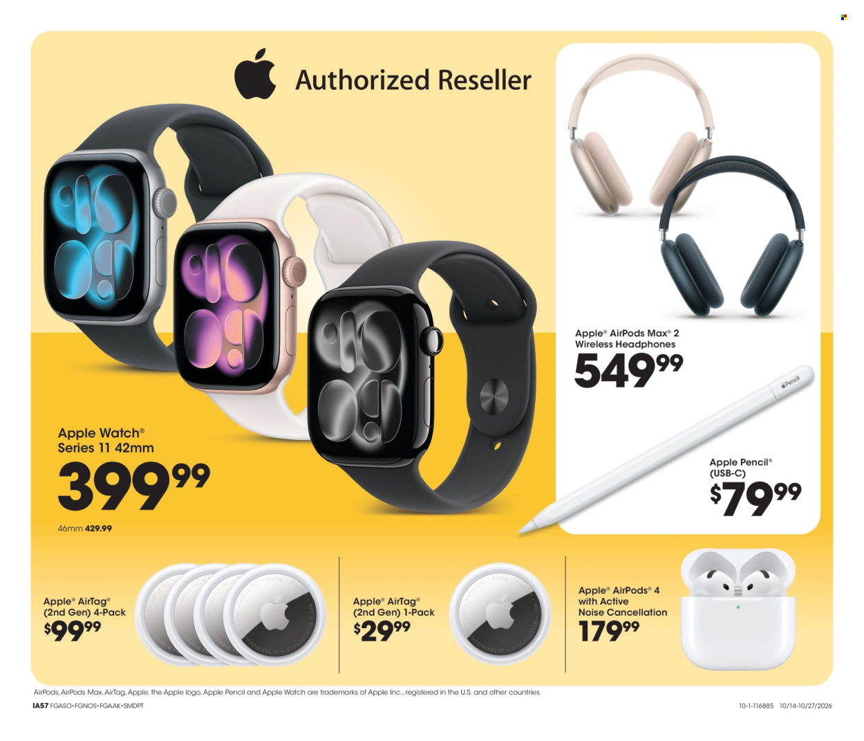 Fred Meyer ad  - 10.14.2026 - 10.27.2026. Page 11