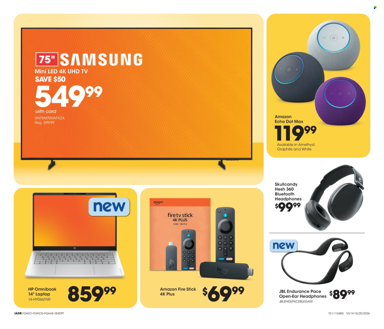 Fred Meyer ad  - 10.14.2026 - 10.27.2026. Page 12