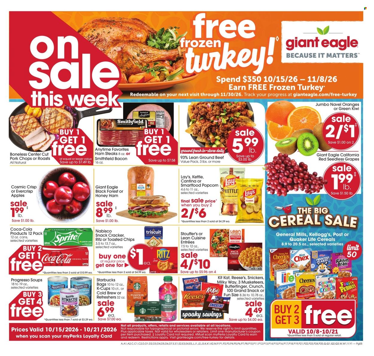 Giant Eagle ad  - 10.15.2026 - 10.21.2026. Page 1