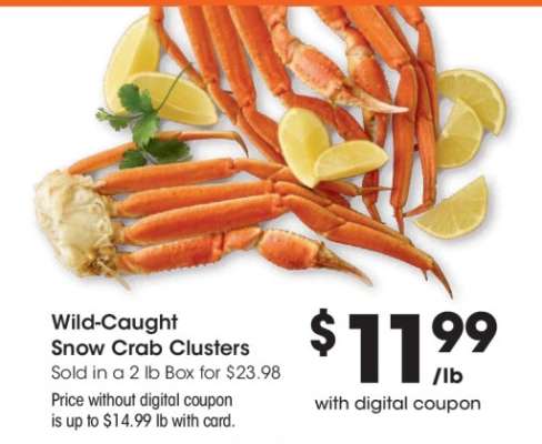Wild-Caught Snow Crab Clusters