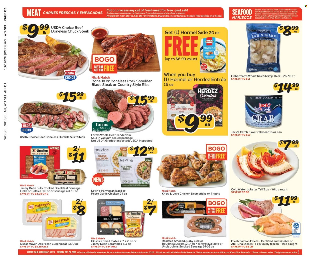 Winn Dixie ad  - 10.14.2026 - 10.20.2026. Page 3