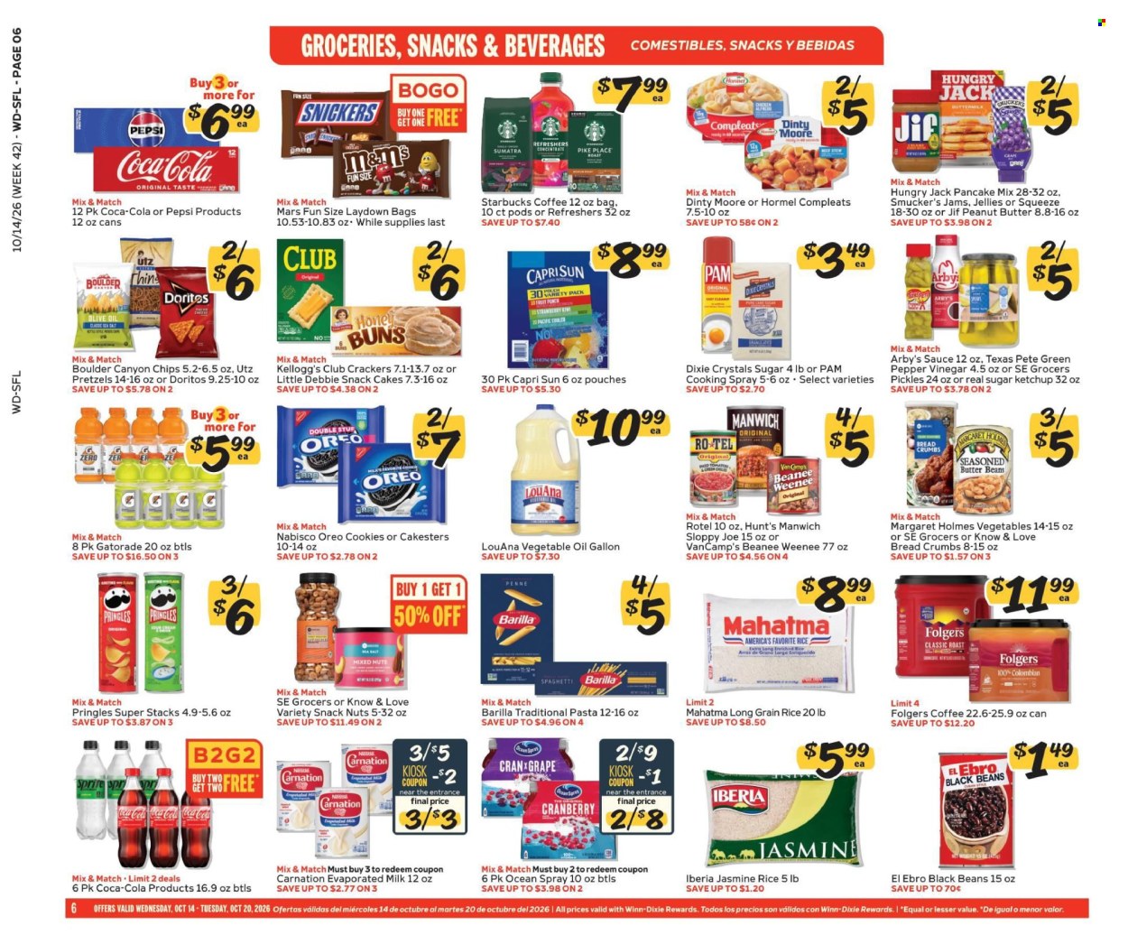 Winn Dixie ad  - 10.14.2026 - 10.20.2026. Page 6