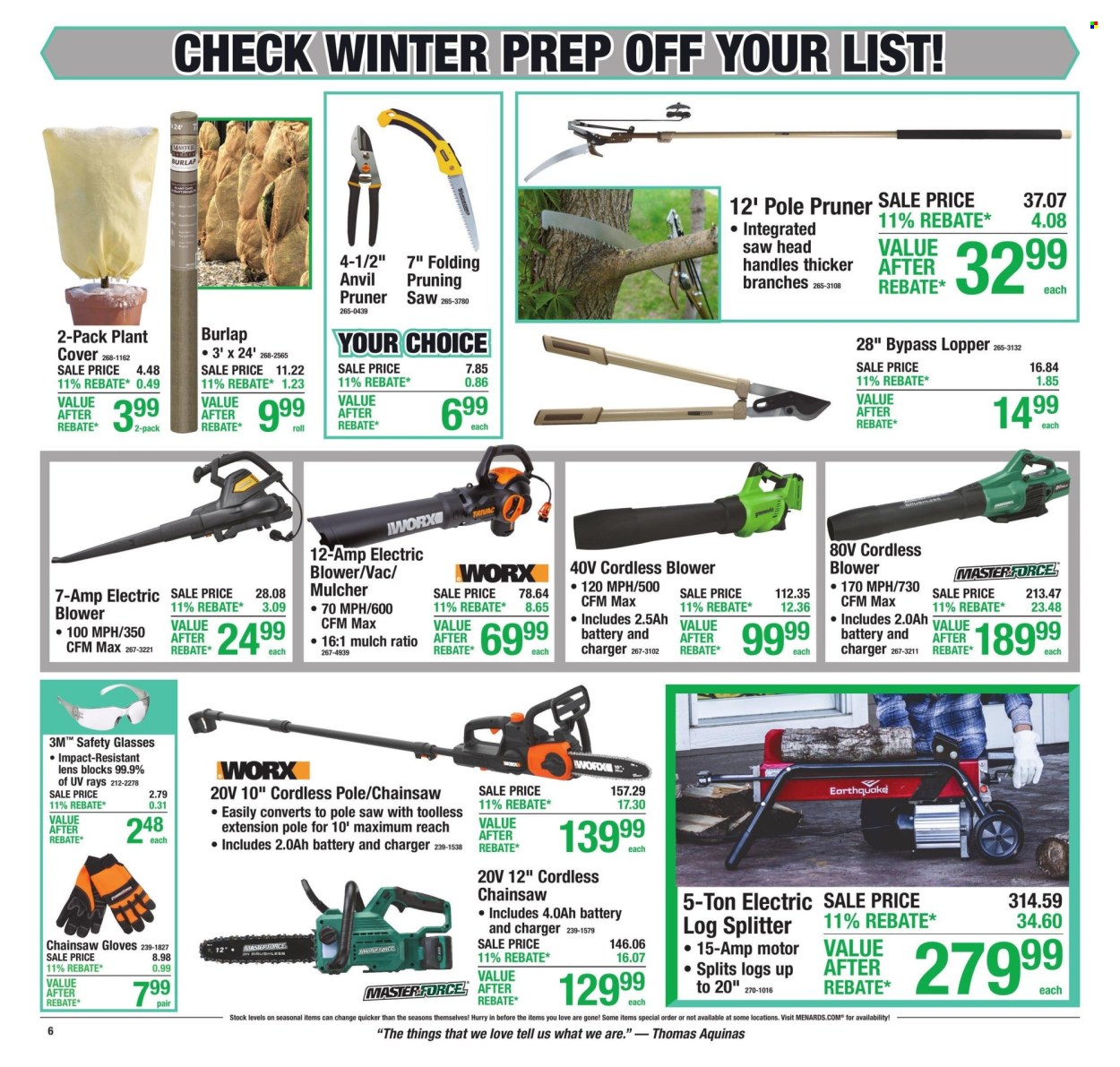 Menards ad  - 10.15.2026 - 10.25.2026. Page 8