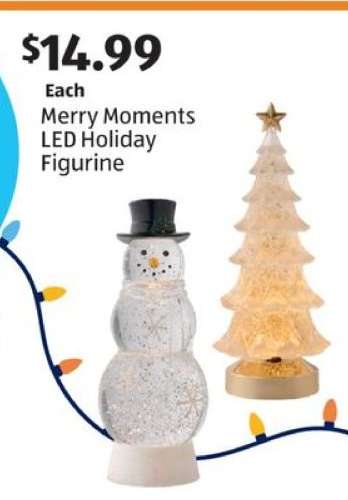 Merry Moments LED Holiday Figurine
