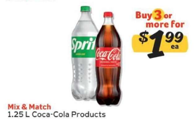 1.25 L Coca-Cola Products