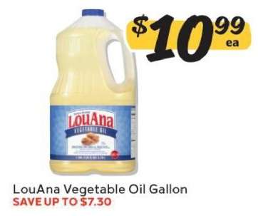 LouAna Vegetable Oil Gallon