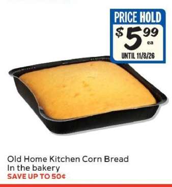 Old Home Kitchen Corn Bread