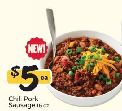 Chili Pork Sausage