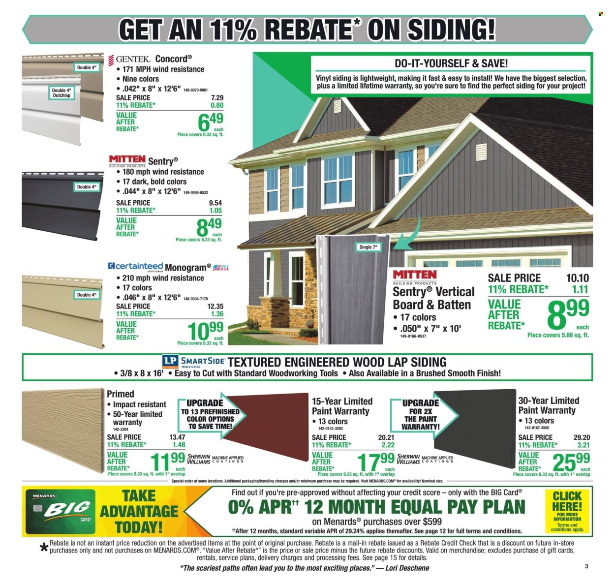 Menards ad  - 10.15.2026 - 10.25.2026. Page 5