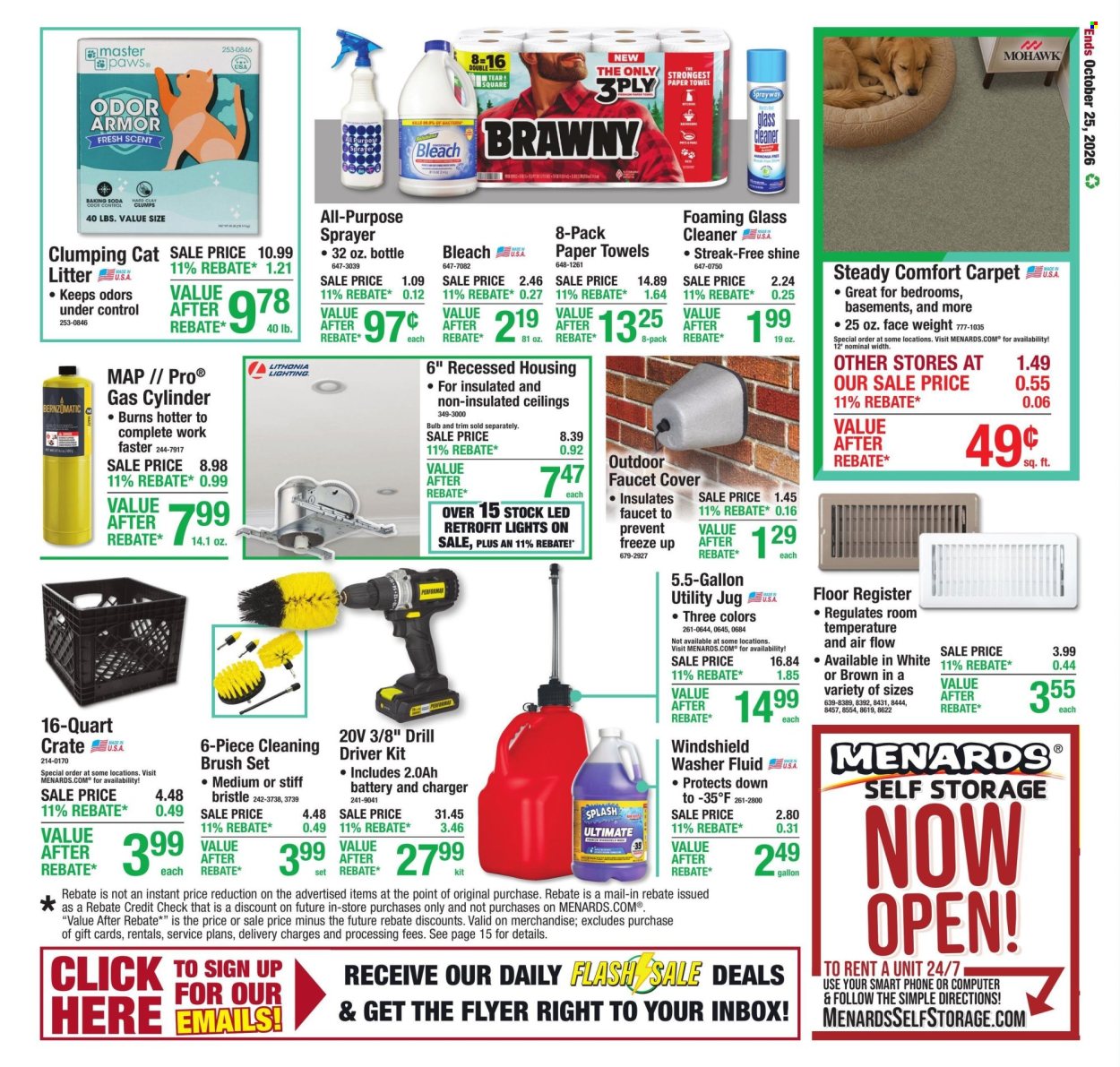 Menards ad  - 10.15.2026 - 10.25.2026. Page 23