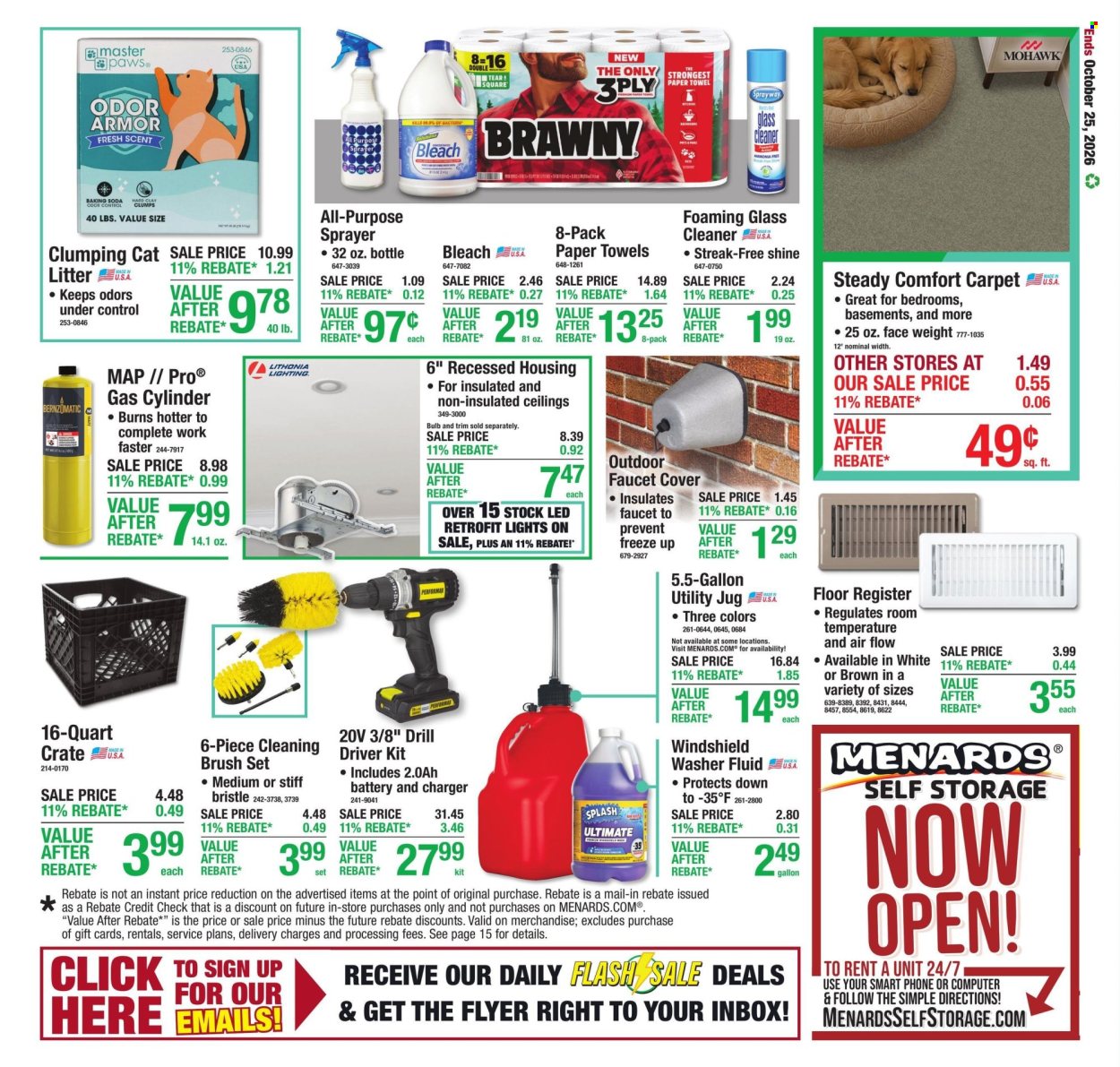 Menards ad  - 10.15.2026 - 10.25.2026. Page 23
