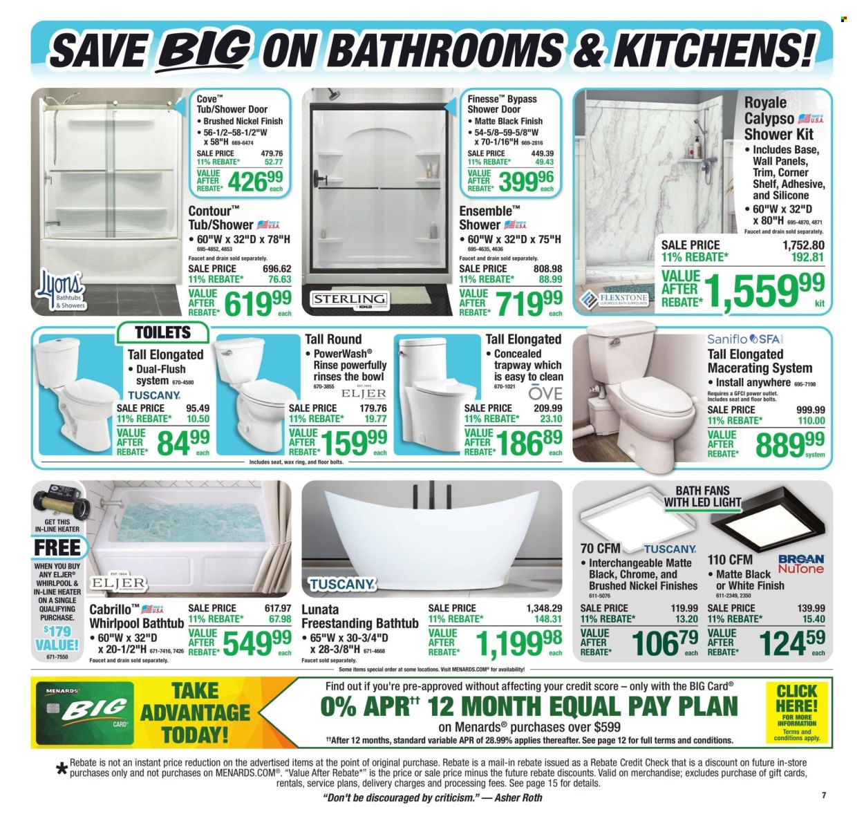 Menards ad  - 10.15.2026 - 10.25.2026. Page 9
