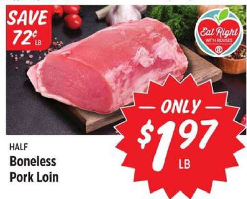 Half Boneless Pork Loin