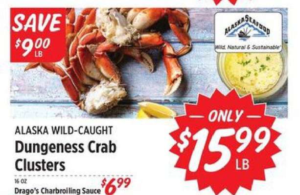 ALASKA WILD-CAUGHT Dungeness Crab Clusters