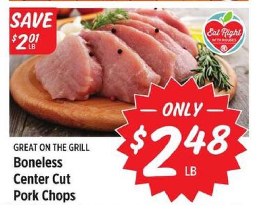 Boneless Center Cut Pork Chops