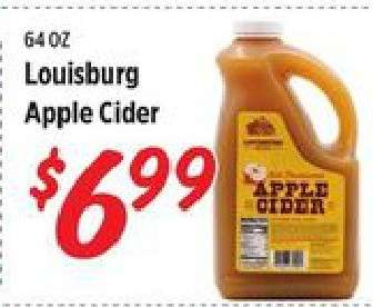 Louisburg apple cider