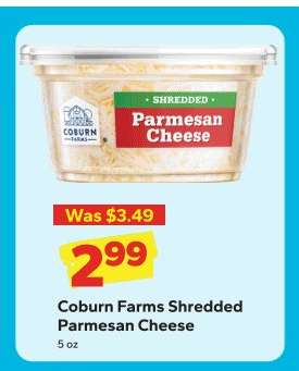 Coburn Farms Shredded Parmesan Cheese