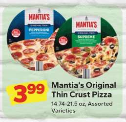 Mantia's Original Thin Crust Pizza