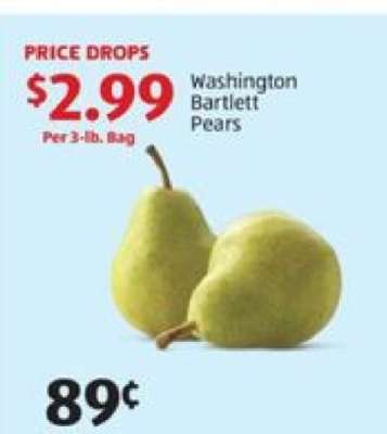 Washington Bartlett Pears