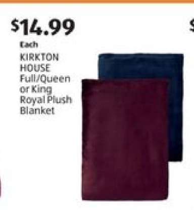 KIRKTON HOUSE Full/Queen or King Royal Plush Blanket