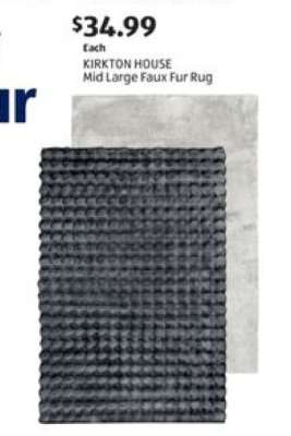 KIRKTON HOUSE Mid Large Faux Fur Rug