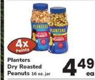 Planters Dry Roasted Peanuts