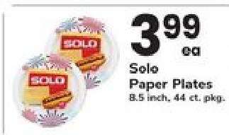SOLO Paper Plates